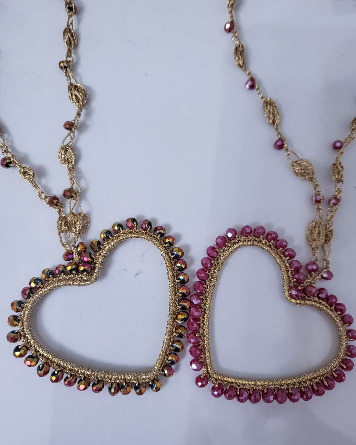 Heart & Square Necklace